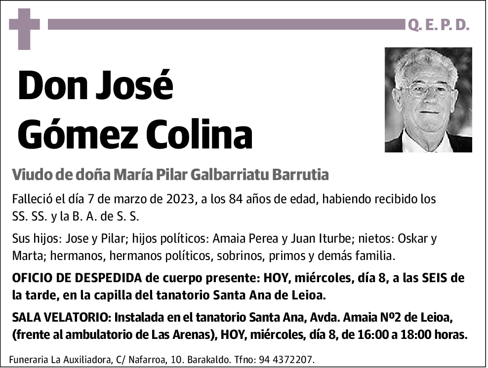 José Gómez Colina