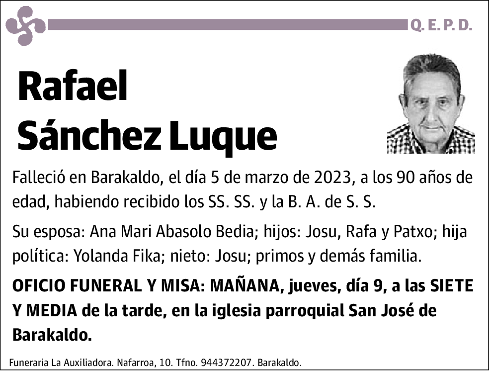 Rafael Sanchez Luque