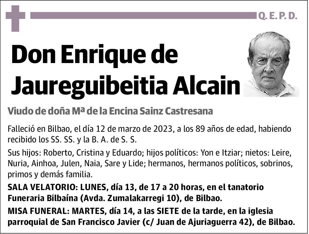 Enrique Jaureguibeitia Alcain