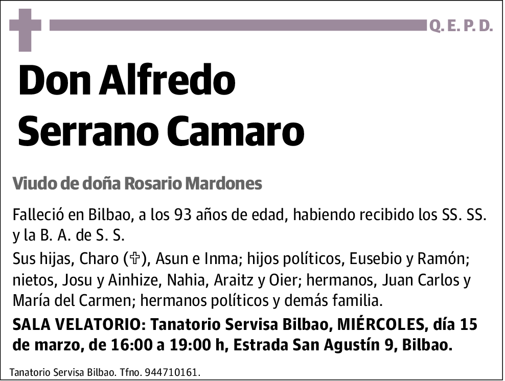 Alfredo Serrano Camaro