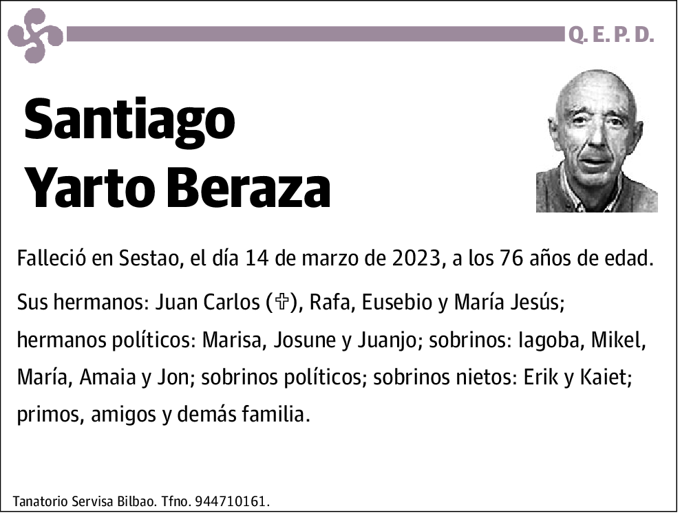 Santiago Yarto Beraza