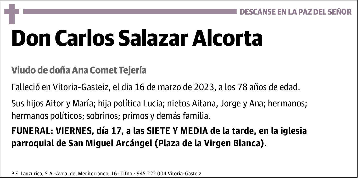 Carlos Familia Salazar Alcorta