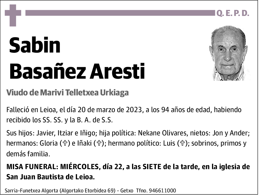 Sabin Basañez Aresti