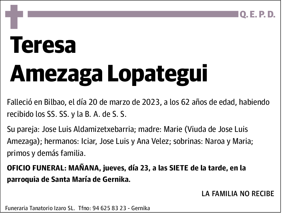 Teresa Amezaga Lopategui