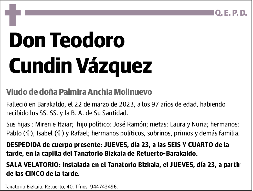 Teodoro Cundin Vázquez