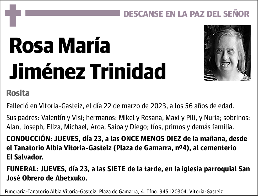 Rosa María Jimenez Trinidad