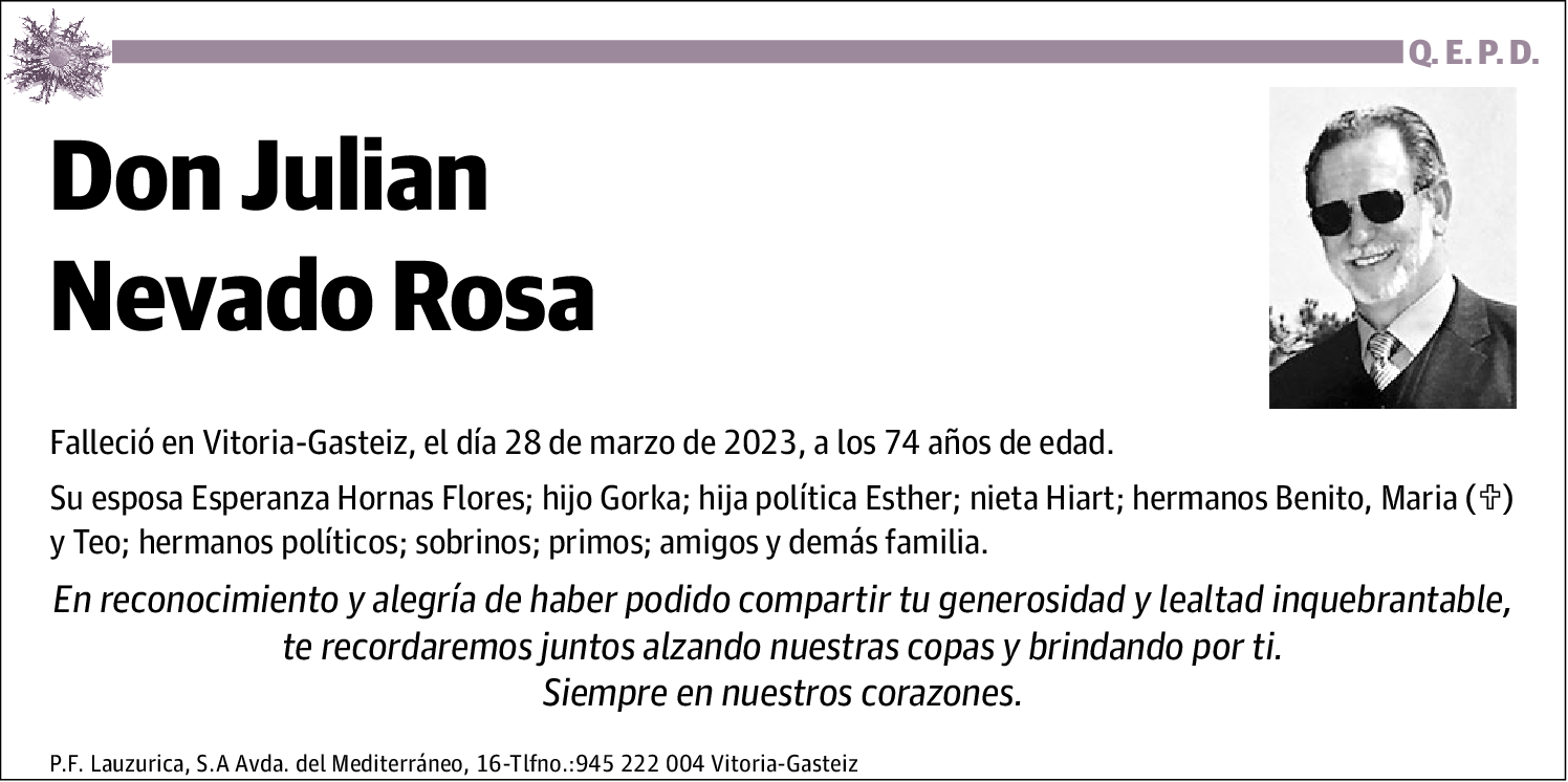Julian Nevado Rosa