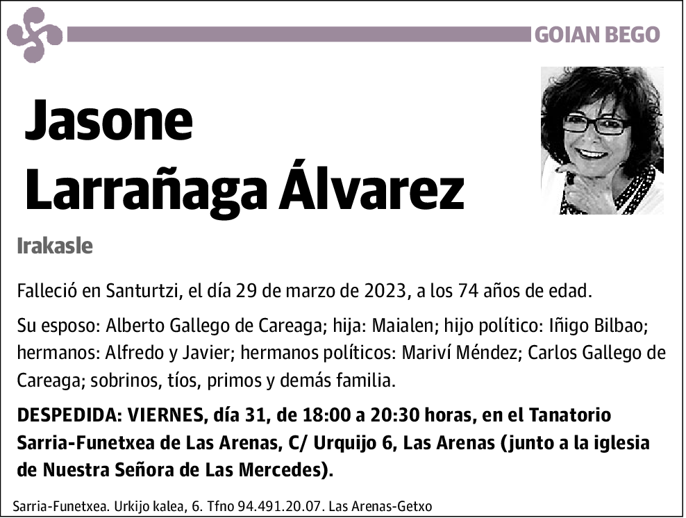 Miren Jasone Larrañaga Álvarez