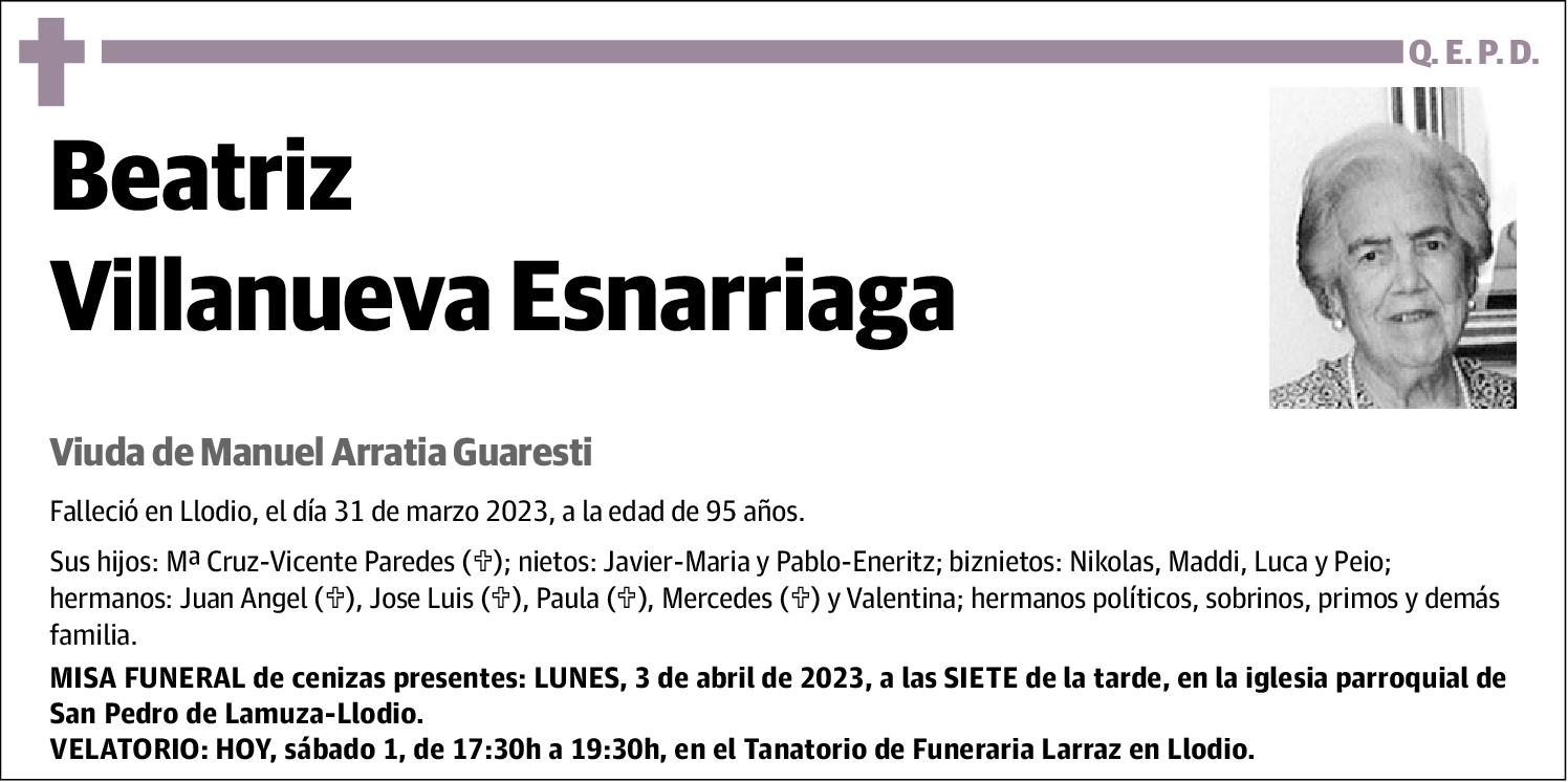 Beatriz Villanueva Esnarriaga