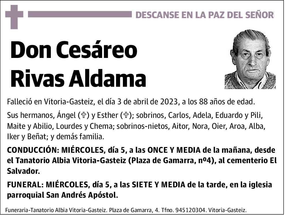 Cesáreo Rivas Aldama