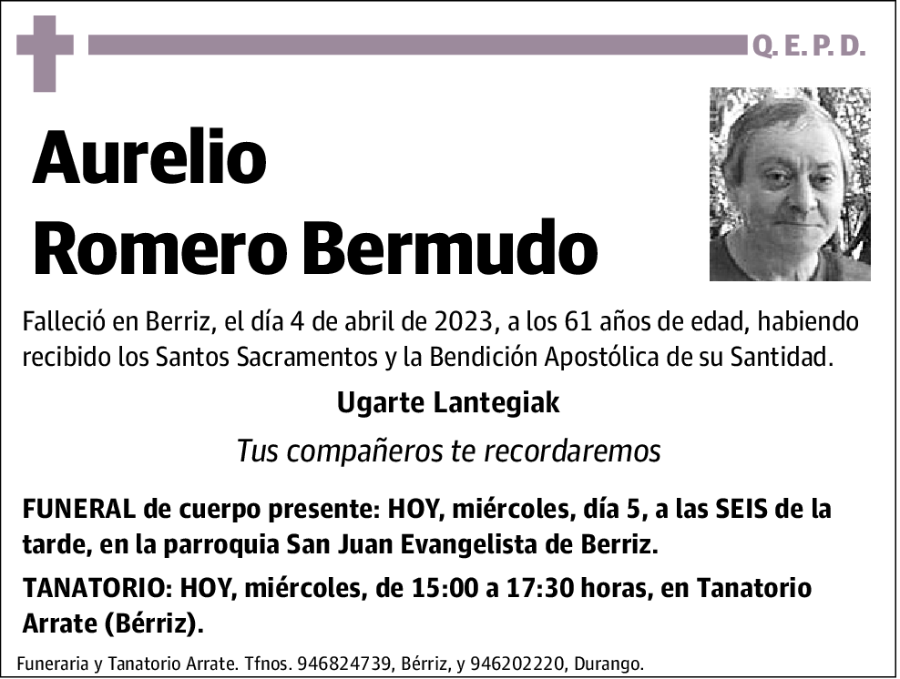 Aurelio Romero Bermudo