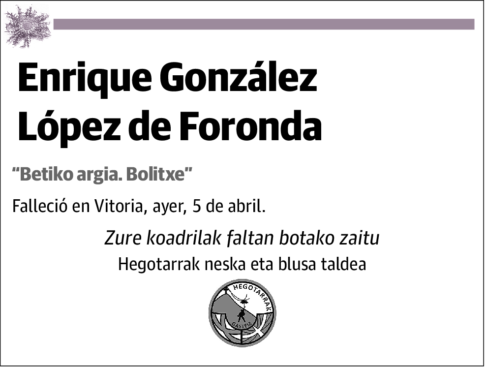 Enrique González López de Foronda
