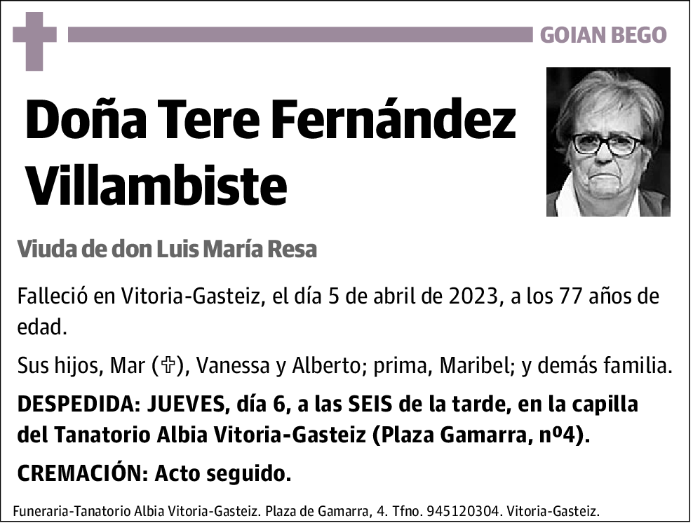 Tere Fernández Villambiste