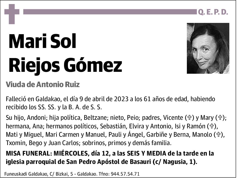 Mari Sol Riejos Gómez