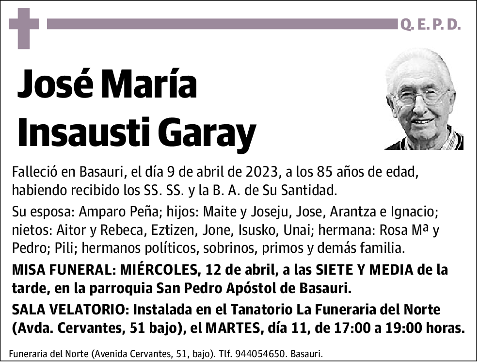 José María Insausti Garay