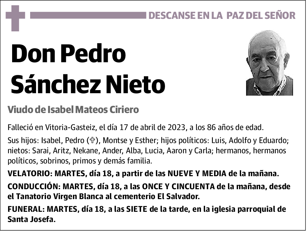 Pedro Sanchez Nieto