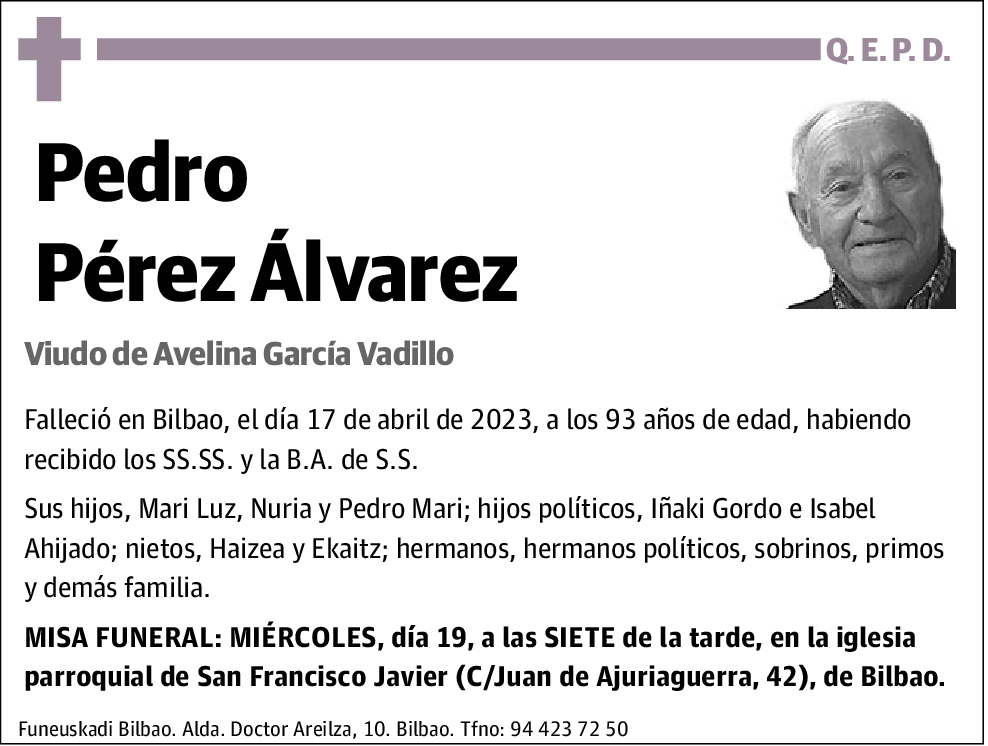 Pedro Pérez Álvarez