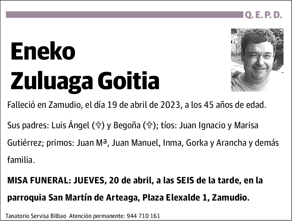 Eneko Zuluaga Goitia
