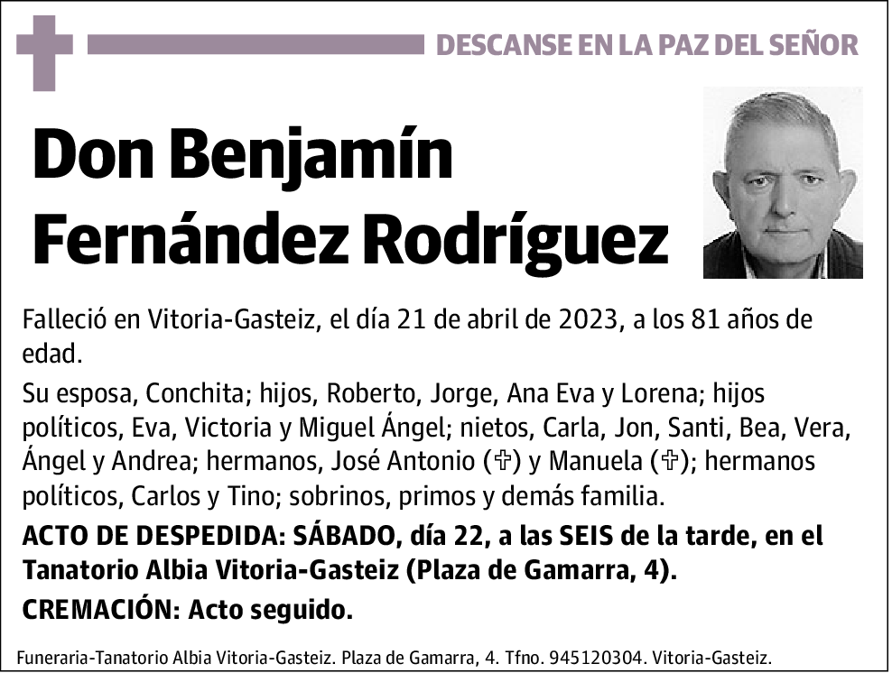 Benjamín Fernández Rodríguez