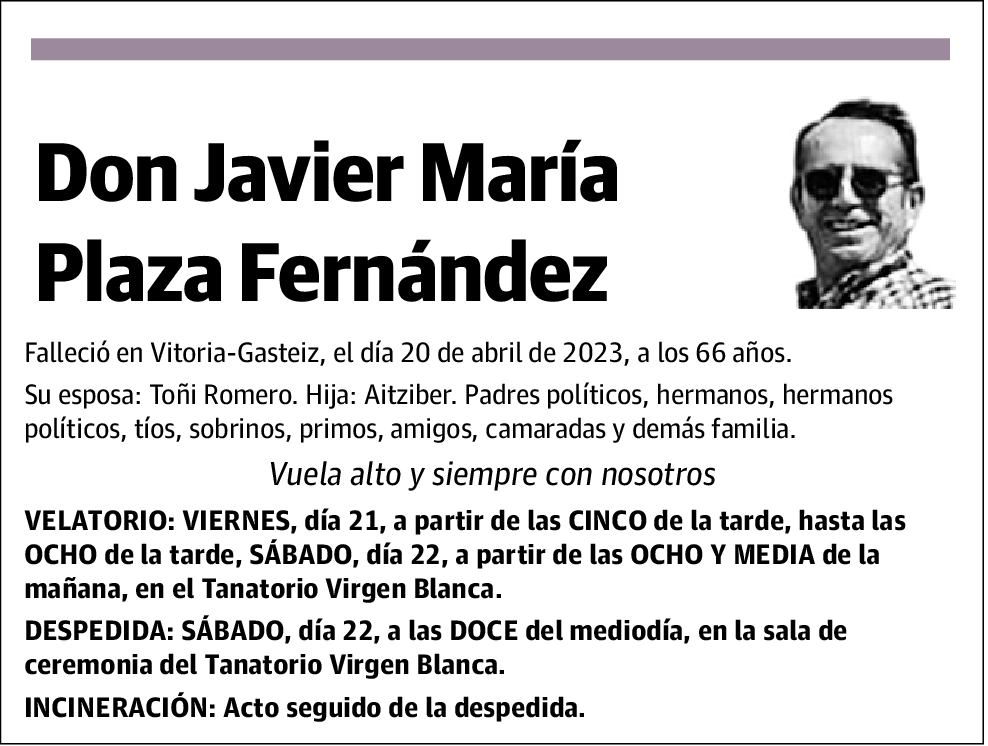 Javier María Plaza Fernández