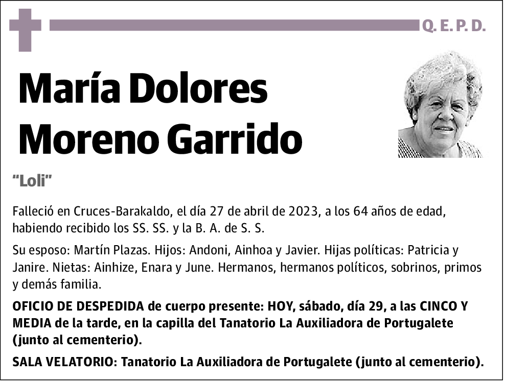 María Dolores Moreno Garrido