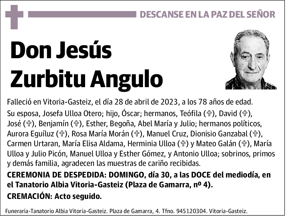 Jesús Zurbitu Angulo