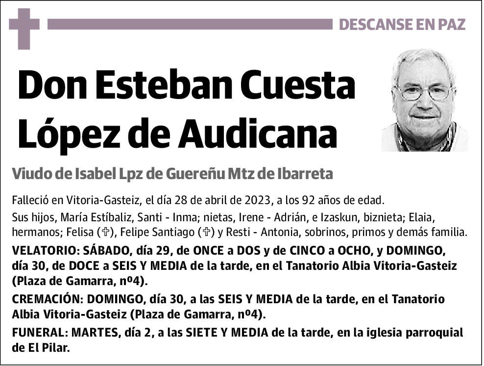 Esteban Cuesta López de Audicana
