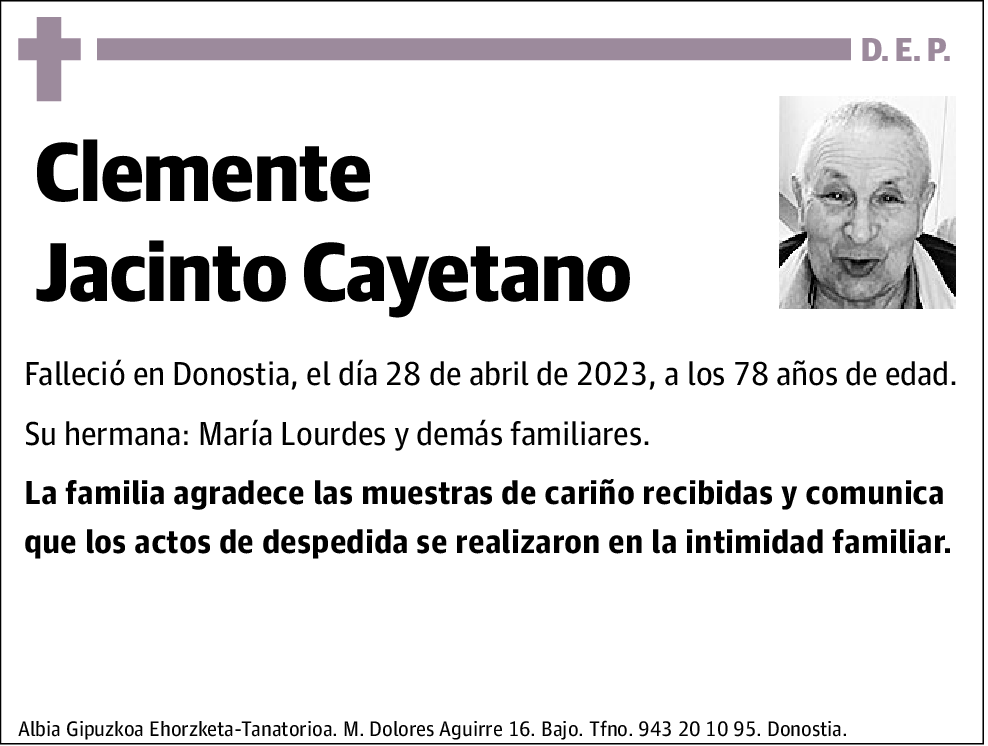 Clemente Jacinto Cayetano