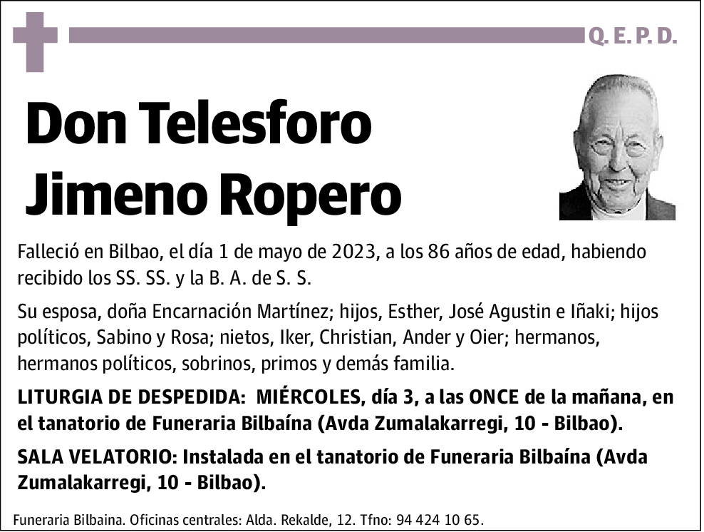 Telesforo Jimeno Ropero