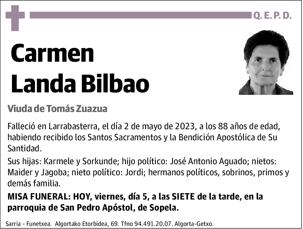 Carmen Landa Bilbao