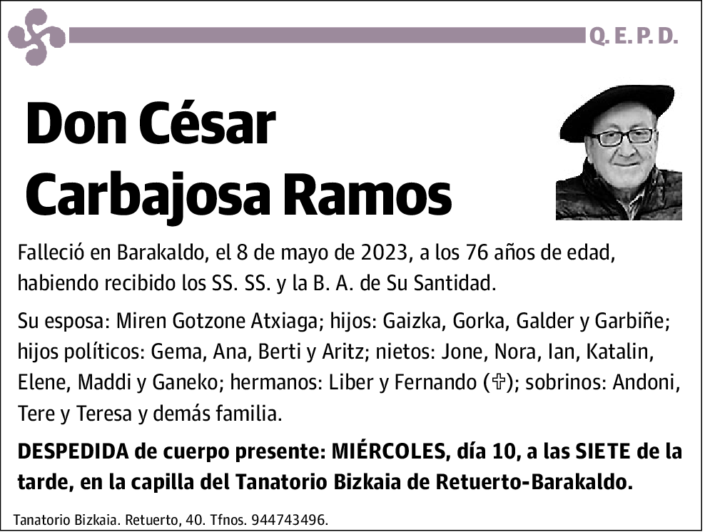César Carbajosa Ramos