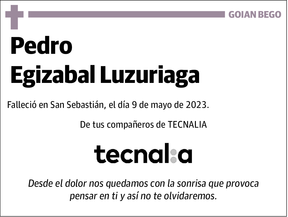 Pedro Egizabal Luzuriaga