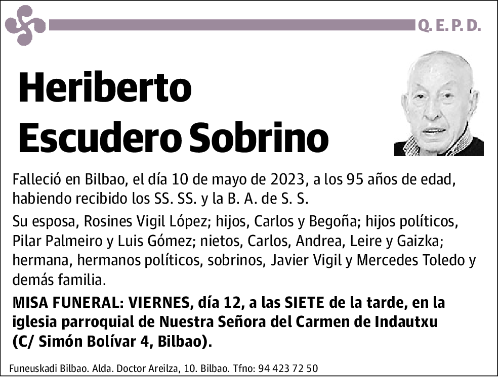 Heriberto Escudero Sobrino