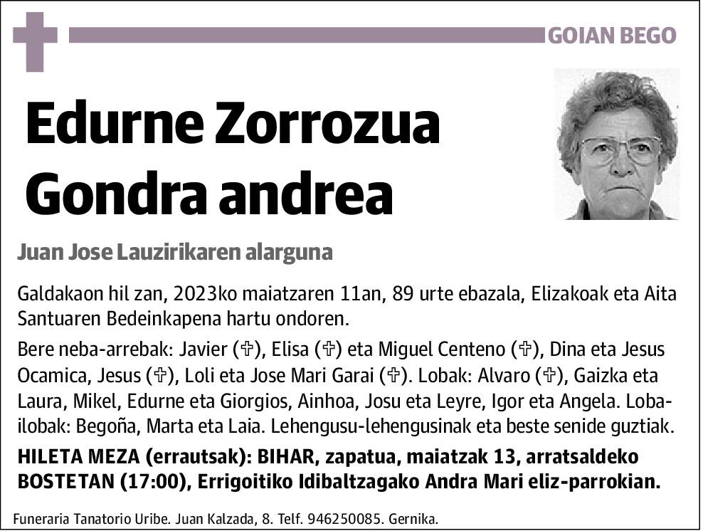 Edurne Zorrozua Gondra