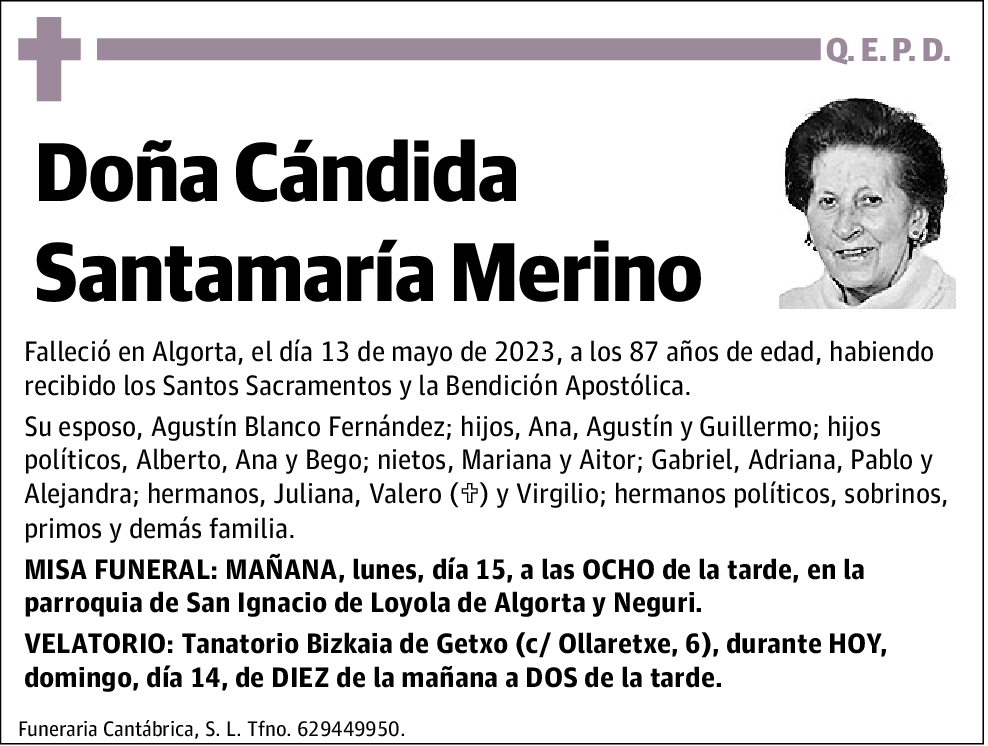 Cándida Santamaría Merino