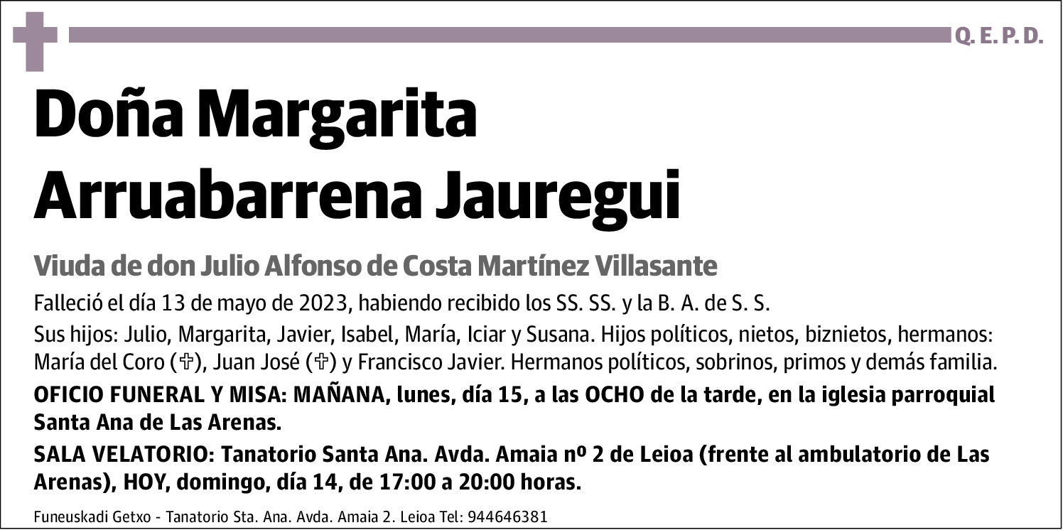 Margarita Arruabarrena Jauregui