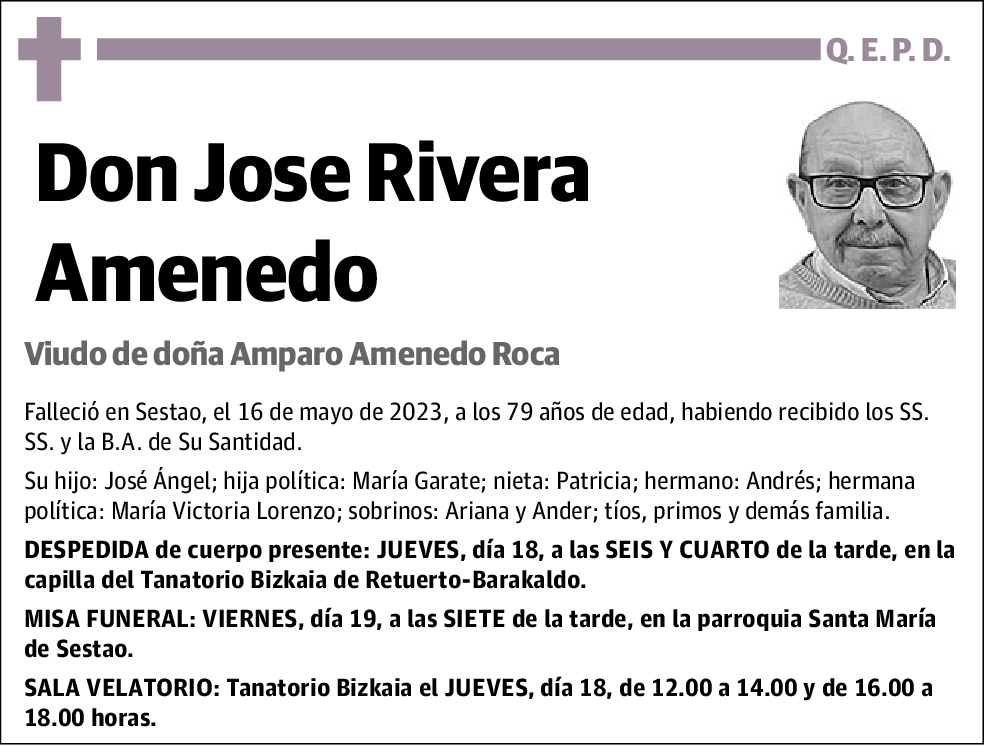 Jose Rivera Amenedo