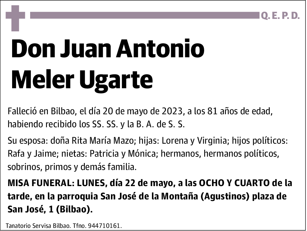 Juan Antonio Meler Ugarte