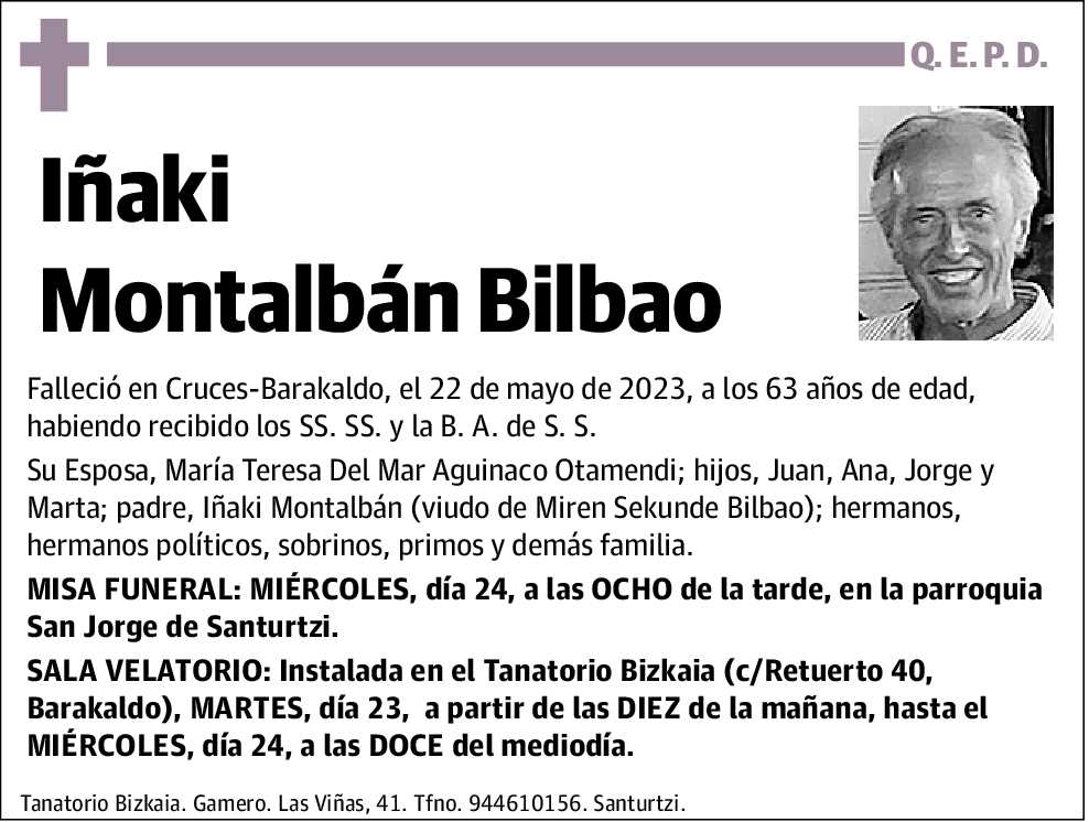 Iñaki Montalbán Bilbao