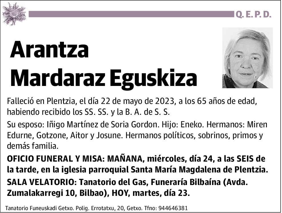 Arantza Mardaraz Eguskiza
