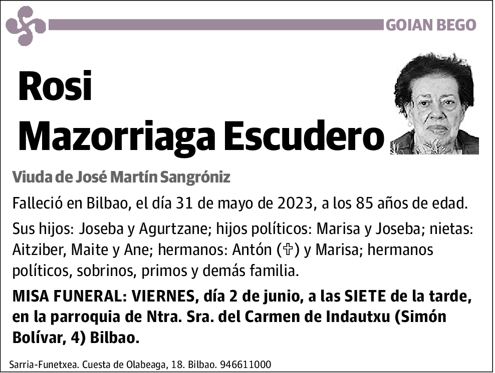 Rosi Mazorriaga Escudero