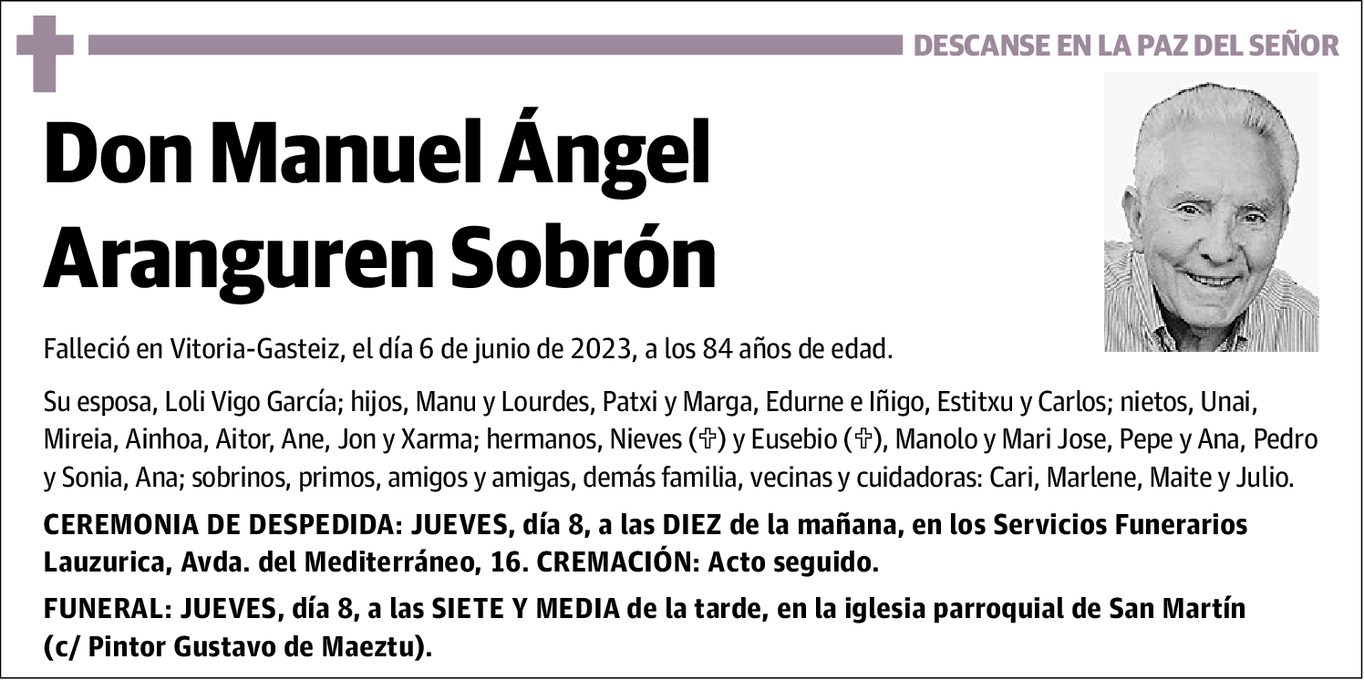 Manuel Ángel Aranguren Sobrón