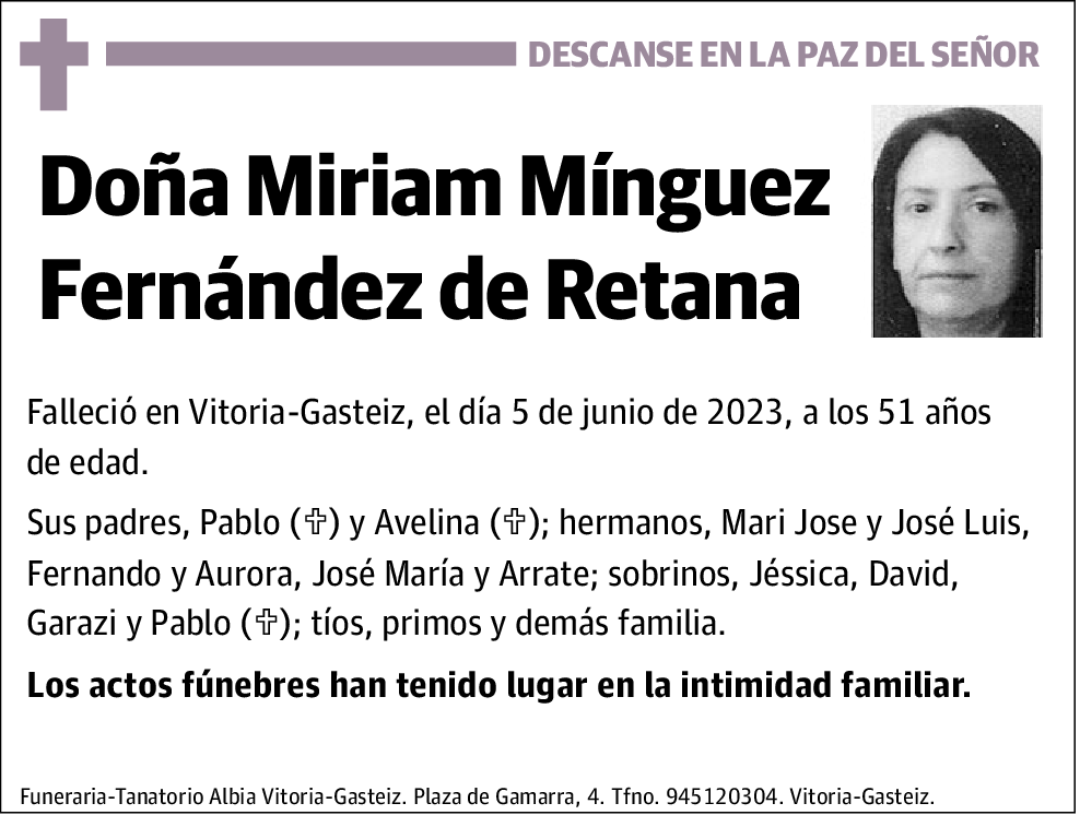 Miriam Mínguez Fernández de Retana