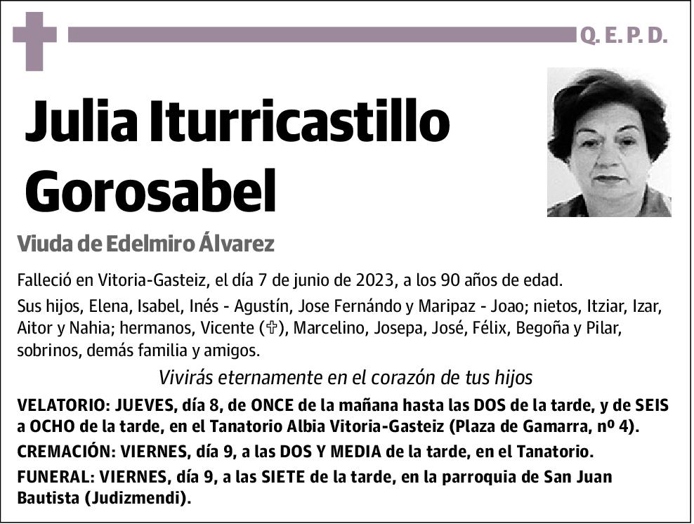 Julia Iturricastillo Gorosabel
