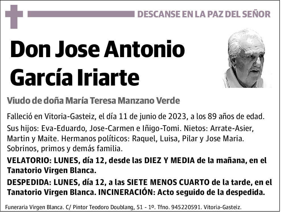 Jose Antonio García Iriarte