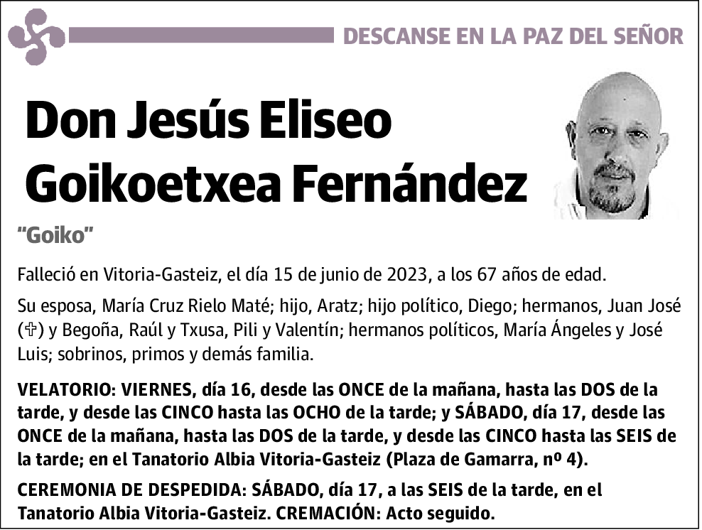 Jesús Eliseo Goikoetxea Fernández