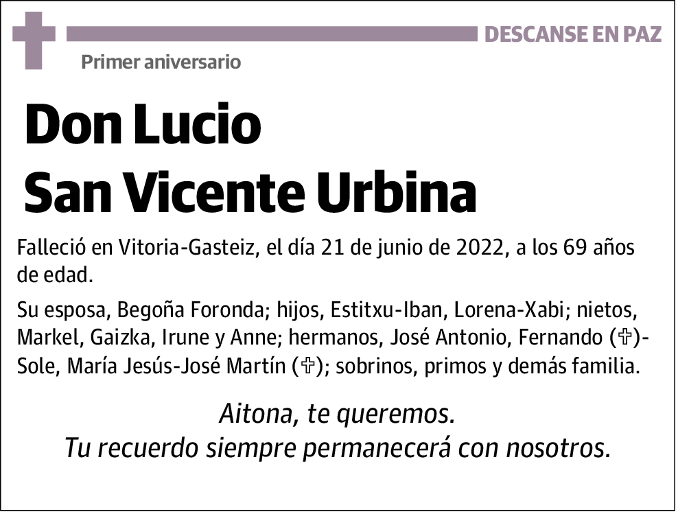 Lucio San Vicente Urbina