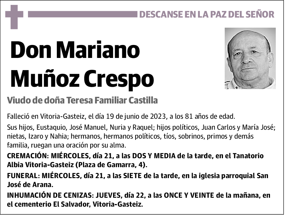 Mariano Muñoz Crespo