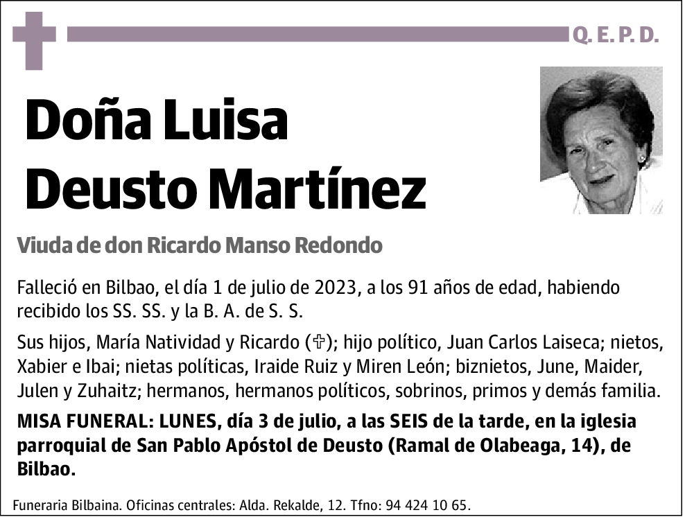 Luisa Deusto Martínez