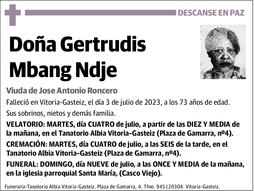 Gertrudis Mbang Ndje